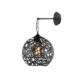 Opviq Fellini - MR - 710 Lámpara de Pared de Metal Negro
